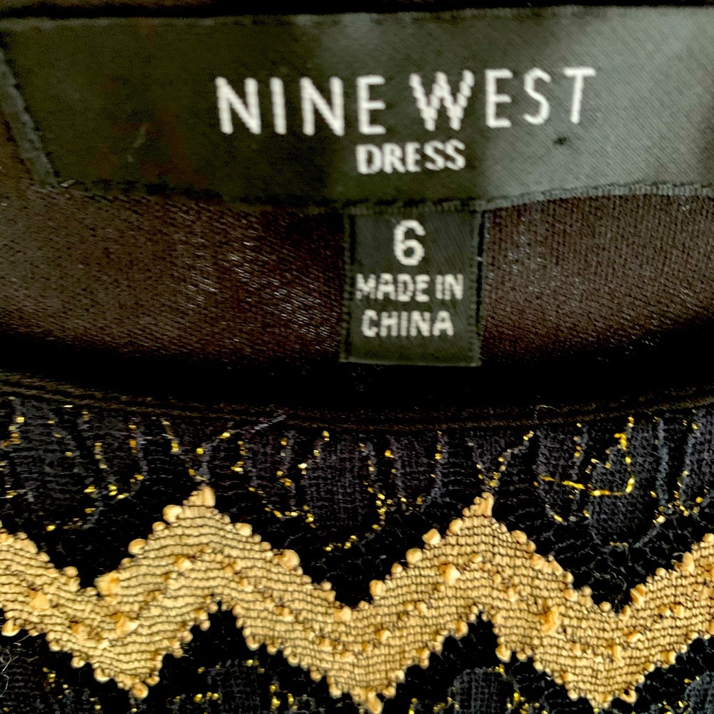 Cocktail  Black and gold dress